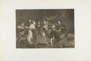 Sår heler hurtigere end forhastede ord, tallerken 16 fra Los Proverbios af Francisco Jose de Goya y Lucientes