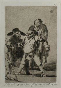 Du forstår? ... ja, som jeg siger... øh! Pas på! ellers..., tallerken 76, fra Los Caprichos af Francisco Jose de Goya y Lucientes