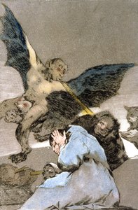 monstre, gravering 1797-1799 af Francisco Jose de Goya y Lucientes
