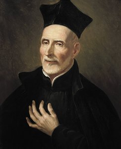 Calasanz, Sankt Joseph (1556-1648). Spansk religiøs mand og pædagog. Saint Joseph Calasanctius (olie på lærred) af Francisco Jover y Casanova