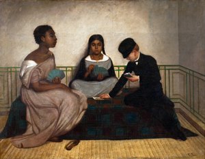 De tre racer eller lighed for loven af ​​Francisco Laso (1823-1869), Lima Museum of Art
