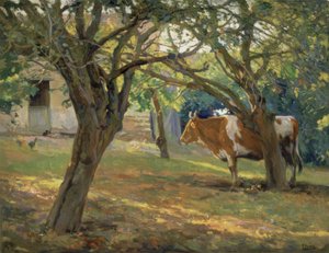 HERREN JUANS HAVE – 1930 / 36–70,5X90 CM– af Francisco Llorens Diaz