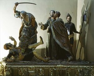 The Arrest of Christ, 1765 (polykromt træ) (for detaljer se 93243) af Francisco Salzillo