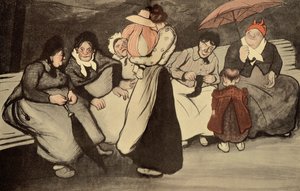En solrig søndag i frisk luft, tegneserie fra LAssiette au Beurre, 23. august, 1902