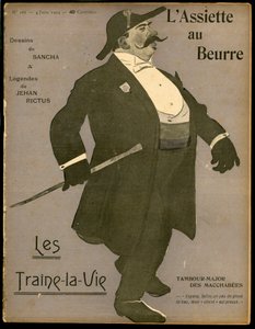 Cover af "" The Butter Plate"", nummer 166, Satirique en Colours af Francisco Sancha y Lengo