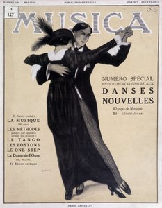 Numero special dances nouvelles (par danser tango) - Illustration af Francisco Javier Gose (1876-1915) I "" Musica""", maj 1913
