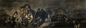 En pilgrimsrejse til San Isidro af Francisco de Goya