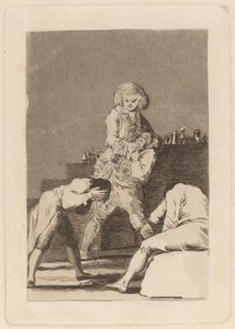 Al Conde Palatino (Til grev Palatine) af Francisco de Goya