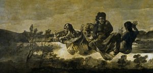 Atropos skæbnerne af Francisco de Goya