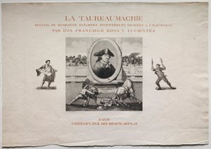 Tyrefægtning: Titelside, 1876. af Francisco de Goya