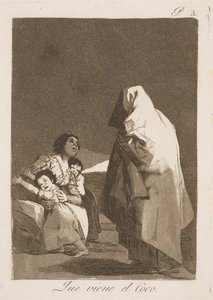 Bussebaskets undergang af Francisco de Goya