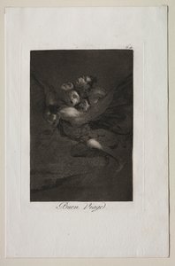 Caprichos: God rejse! af Francisco de Goya