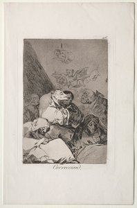 Caprichos: Rettelse af Francisco de Goya