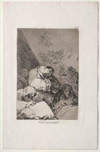 Caprichos: Rettelse. af Francisco de Goya