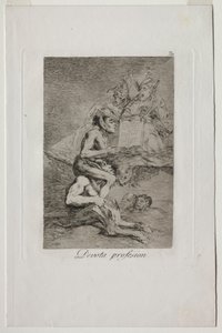 Caprichos: Devout Profession af Francisco de Goya