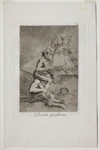 Caprichos: Devout Profession. af Francisco de Goya