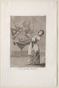 Caprichos: Skrig ikke dumt af Francisco de Goya