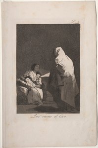 Caprichos: Here Comes the Bogieman af Francisco de Goya
