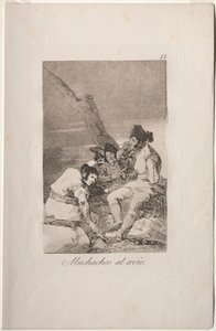 Caprichos: Lads gør klar.. af Francisco de Goya