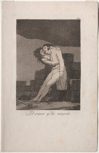 Caprichos: Kærlighed og død af Francisco de Goya