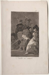 Caprichos: Ingen kender sig selv. af Francisco de Goya