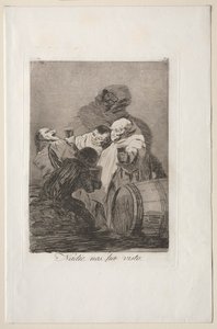Caprichos: Ingen har set os. af Francisco de Goya
