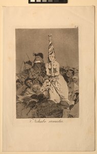 Caprichos: Der kunne ikke gøres noget ved det. af Francisco de Goya