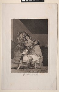 Caprichos: Hun forlader ham af Francisco de Goya