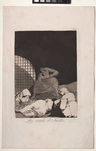 Caprichos: Søvn overvinder dem af Francisco de Goya