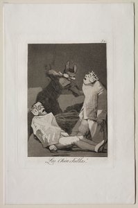 Caprichos: Chinchillaerne af Francisco de Goya