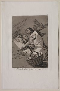 Caprichos: Der er masser at suge af Francisco de Goya