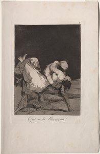 Caprichos: De bar hende væk! af Francisco de Goya