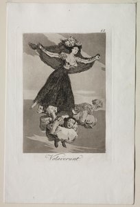 Caprichos: De er fløjet af Francisco de Goya