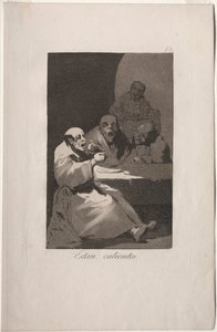 Caprichos: De er hotte.. af Francisco de Goya