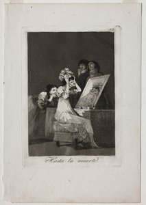 Caprichos: Indtil døden, 1799. af Francisco de Goya