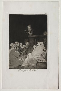 Caprichos: Sikke et gyldent næb!. af Francisco de Goya