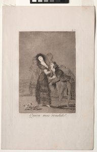 Caprichos: Hvem af dem er mest overvundet? af Francisco de Goya