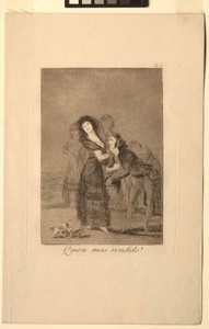 Caprichos: Hvem af dem er den mest overvundne. af Francisco de Goya