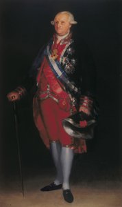 Charles IV i Uniform of Colonel of the Guardias de Corps, 1800 af Francisco de Goya