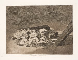 Døde (63) af Francisco de Goya