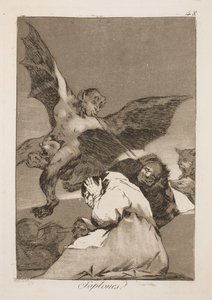 De blæser dem i ørene af Francisco de Goya