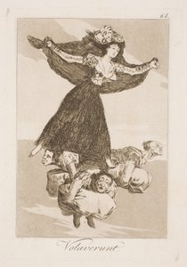 De er fløjet bort af Francisco de Goya
