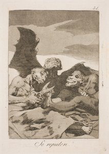 De gør toilette af Francisco de Goya