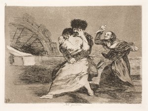 De vil ikke (9) af Francisco de Goya