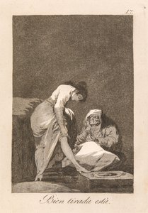 Den sidder! af Francisco de Goya