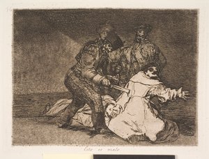 Det er slemt (46) af Francisco de Goya