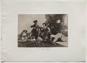 Krigskatastrofer: Der er ikke tid nu, 1810-20. af Francisco de Goya