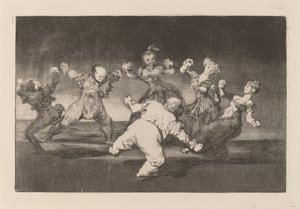 Uensartet allegre (Merry Folly) af Francisco de Goya