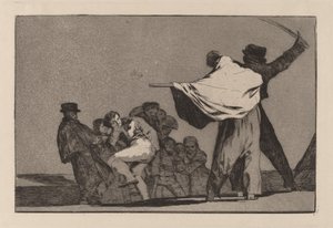 Uensartet conocido (velkendt dårskab) af Francisco de Goya