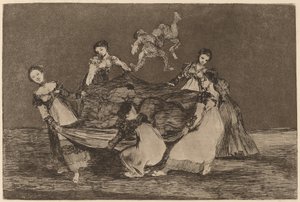 Disparate femenino (feminin dårskab) af Francisco de Goya